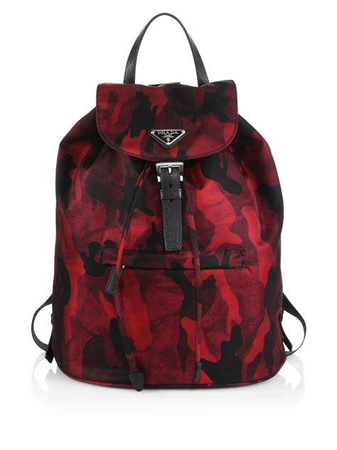 red prada belt bag|prada unisex backpack.